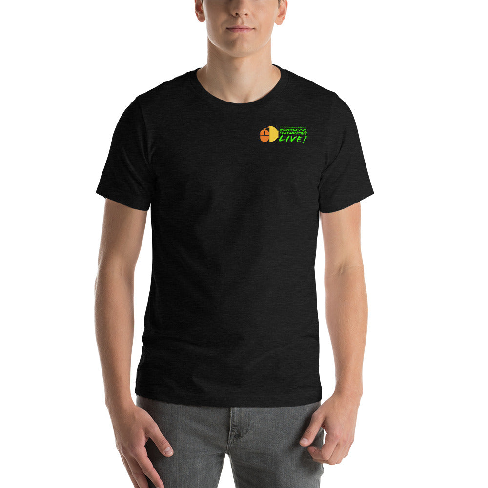 Neon Logo Short-Sleeve Unisex T-Shirt